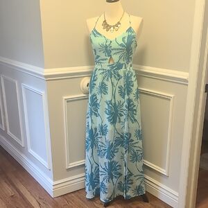 NWT Tropical Print Maxi Dress From Candies